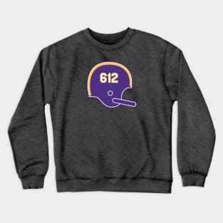 Minnesota Vikings 612 Helmet Crewneck Sweatshirt